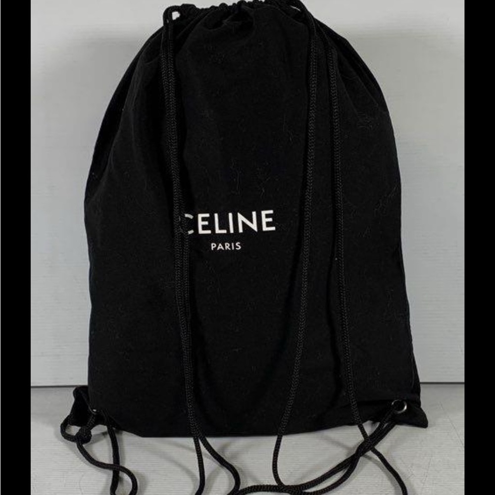 Celine Black Drawstring Bag